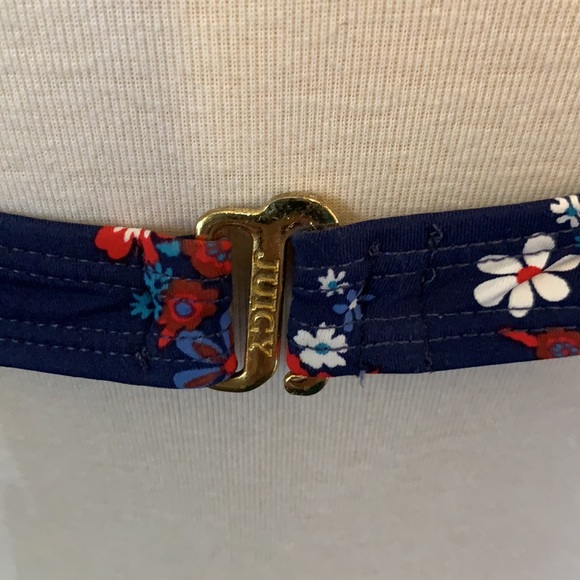 Juicy couture floral ruffle underwire bikini top and bottom - Picture 5 of 9